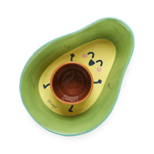 Balvi Mr Wonderful Snack Set Avocado Green - Ceramic 22cm