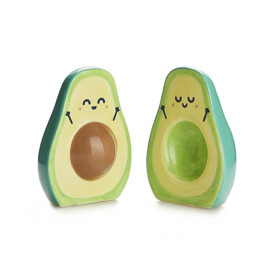 Balvi Mr Wonderful Avocado Salt & Pepper Set - Ceramic