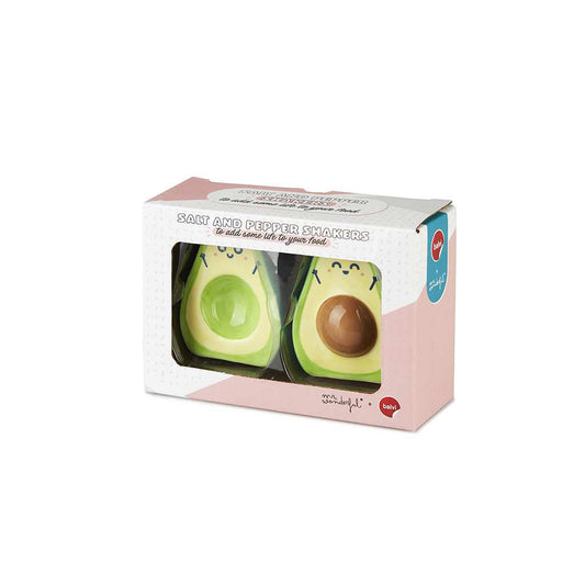 Balvi Mr Wonderful Avocado Salt & Pepper Set - Ceramic