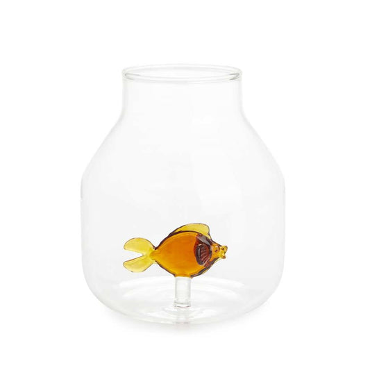 Balvi Vase Atlantis Conical - Amber Fish