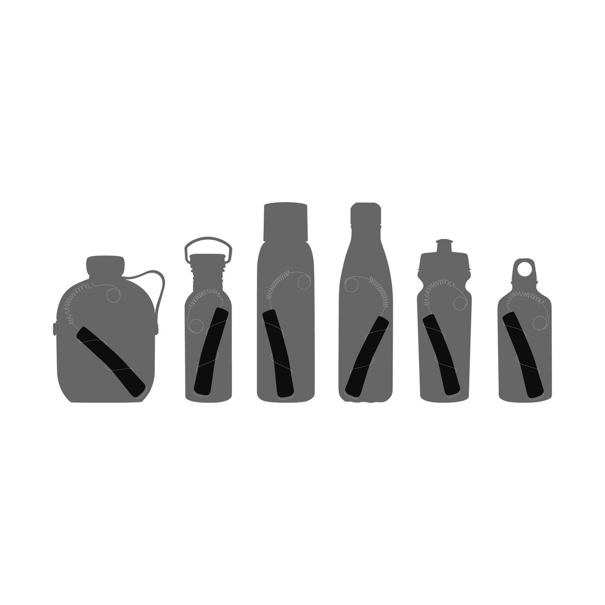 Black + Blum Charcoal Water Filter with Locking Coil