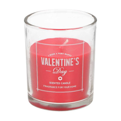 Arti Casa Valentine Candle in Glass 6x7cm