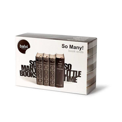 Balvi Bookend So Many! - Black