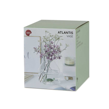 Balvi Vase Atlantis Conical - Green Turtle