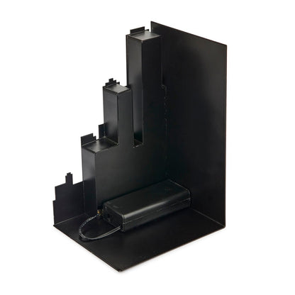 Balvi Bookend City Lights with LED Lighting