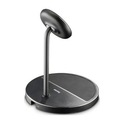 Hama 2-in-1 Qi2 Wireless Charging Stand | 15 W | Black