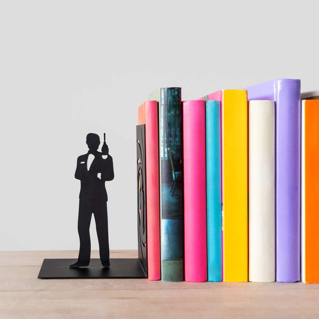 Balvi Bookend Secret Agent - Black