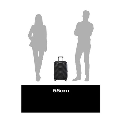 Samsonite Proxis Expandable Spinner - 55cm | Black
