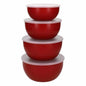KitchenAid Meal Prep Bowls Set | Lids | 4pcs | Empire Red