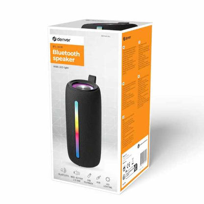 Denver BTL-360 Wireless Bluetooth Speaker | USB | RGB Lights
