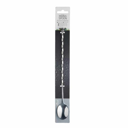 BarCraft Stainless Steel Cocktail Mixing Spoon 28cm