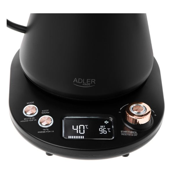 Adler Electric kettle with long spout | 1L | 1100W