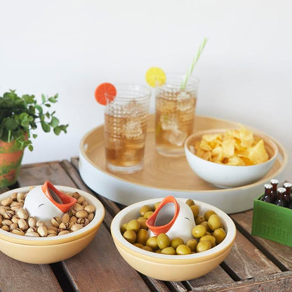 Balvi Ceramic Snack Tray - Hungry Bird