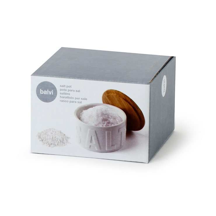 Balvi Flake Salt Cellar - Bamboo/Ceramic