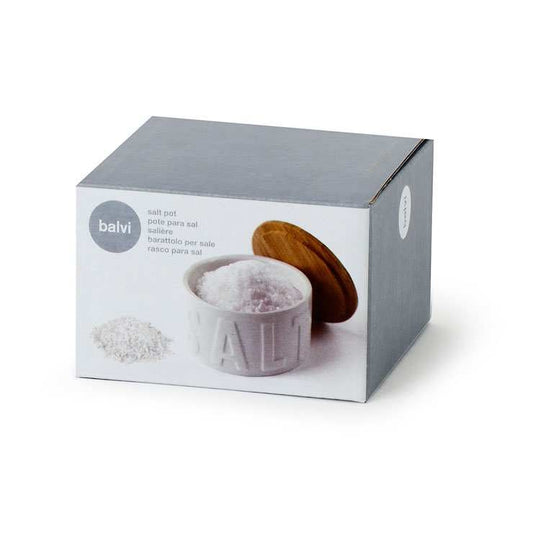 Balvi Flake Salt Cellar - Bamboo/Ceramic