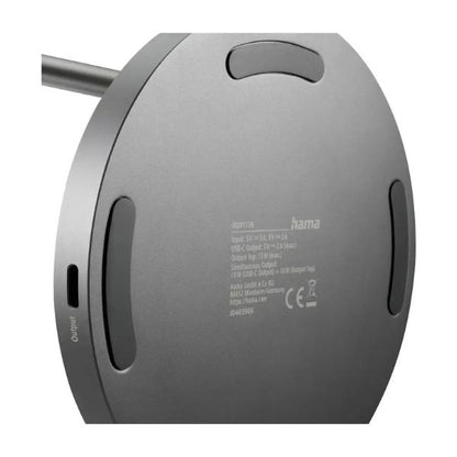 Hama 2-in-1 Qi2 Wireless Charging Stand | 15 W | Black