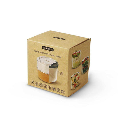 Black + Blum Glass Lunch Pot Large 600ml