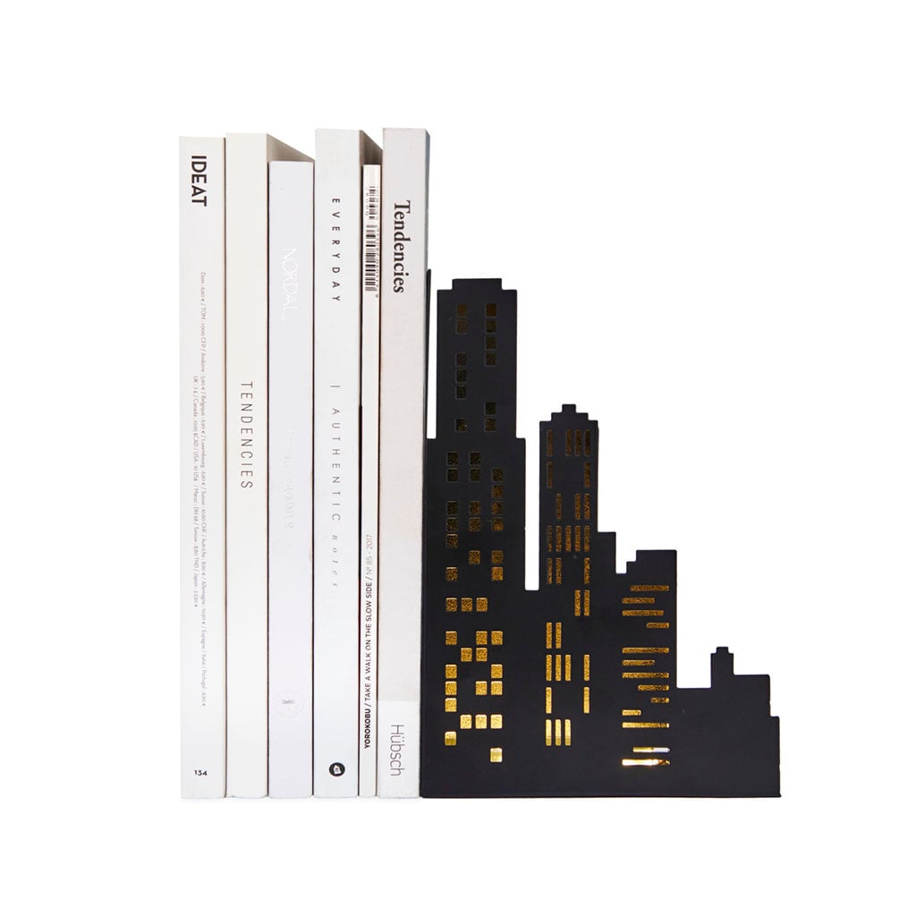 Balvi Bookend City Lights with LED Lighting