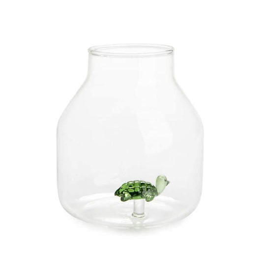 Balvi Vase Atlantis Conical - Green Turtle