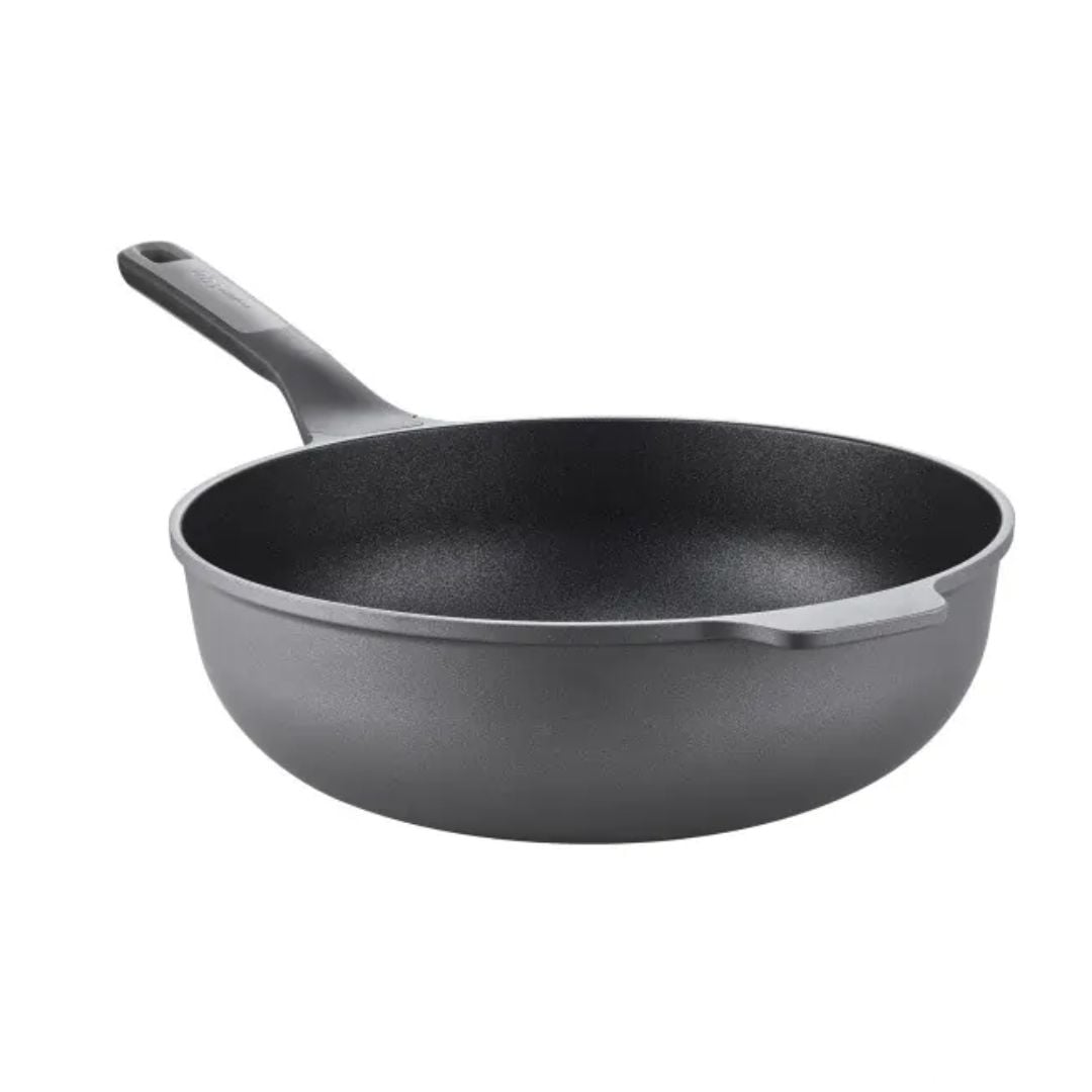 BergHOFF Leo Line Recycled Wok Pan Stone Non-Stick - 30cm