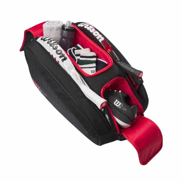 Wilson Bela Super Tour padel bag - Black / Red | Thermoguard lining