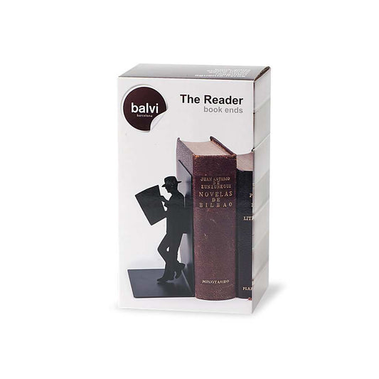 Balvi Bookend The Reader - Black
