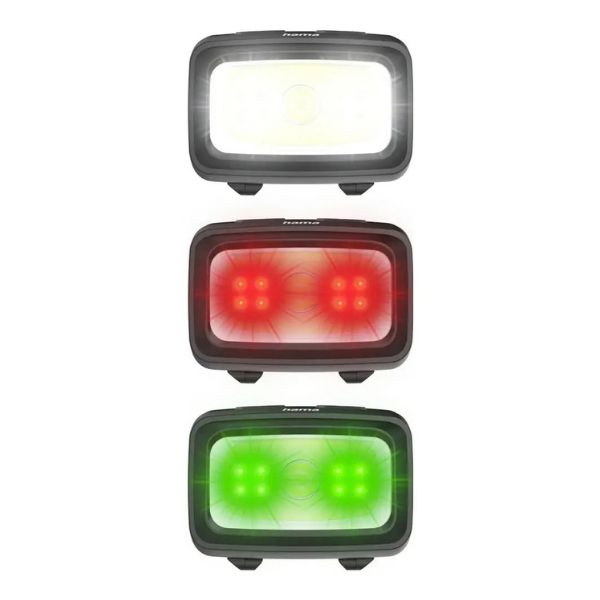 Hama HL350 LED Headlamp | 350 lm | 7 Lighting Modes | White, Red & Green Light
