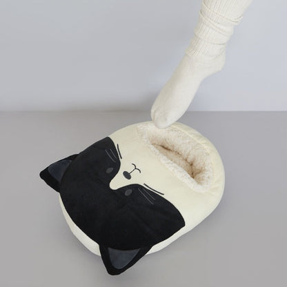 Balvi Foot Warmer Kitty Frac - Black & White