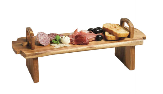 Artesà Large Acacia Wood Antipasti Platform Platter