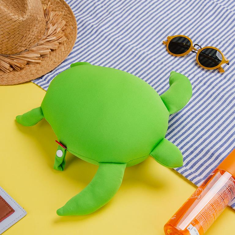 Balvi Beach Cushion Summer Turtle - Green