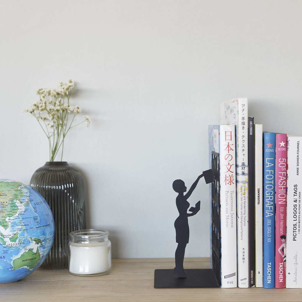 Balvi Bookend The Library - Black
