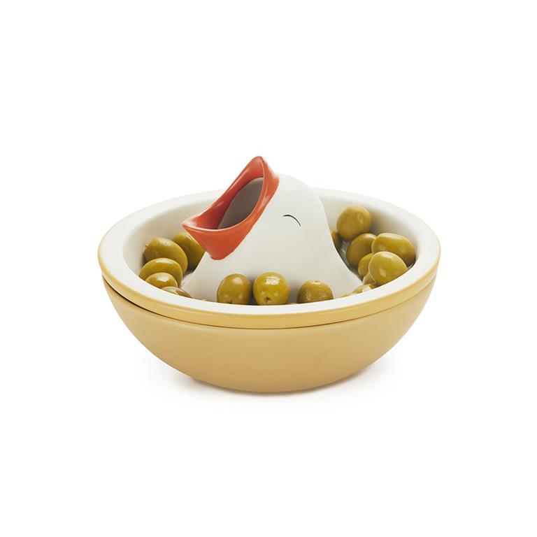 Balvi Ceramic Snack Tray - Hungry Bird