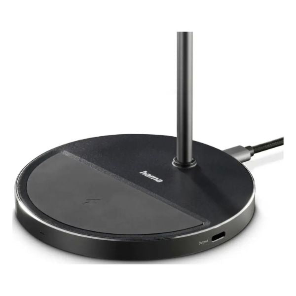 Hama 2-in-1 Qi2 Wireless Charging Stand | 15 W | Black