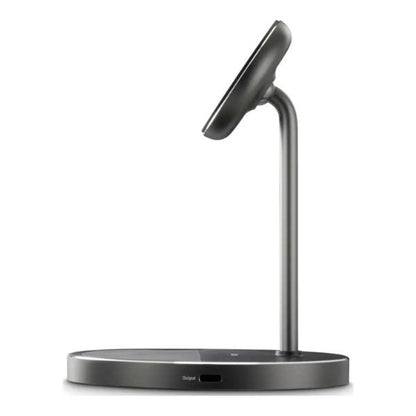 Hama 2-in-1 Qi2 Wireless Charging Stand | 15 W | Black
