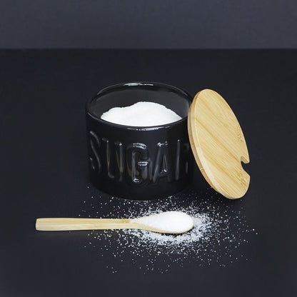Balvi Sugar Bowl Sugar Ceramic/Bamboo