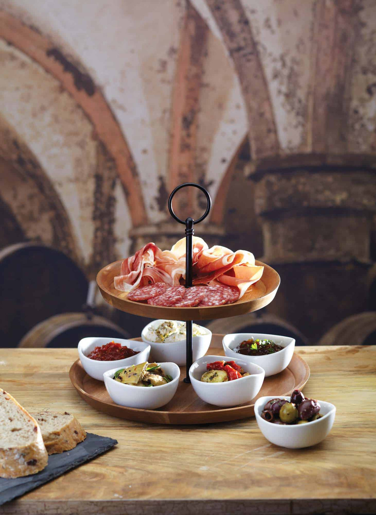 Artesà Appetiser Two Tier Serving Set